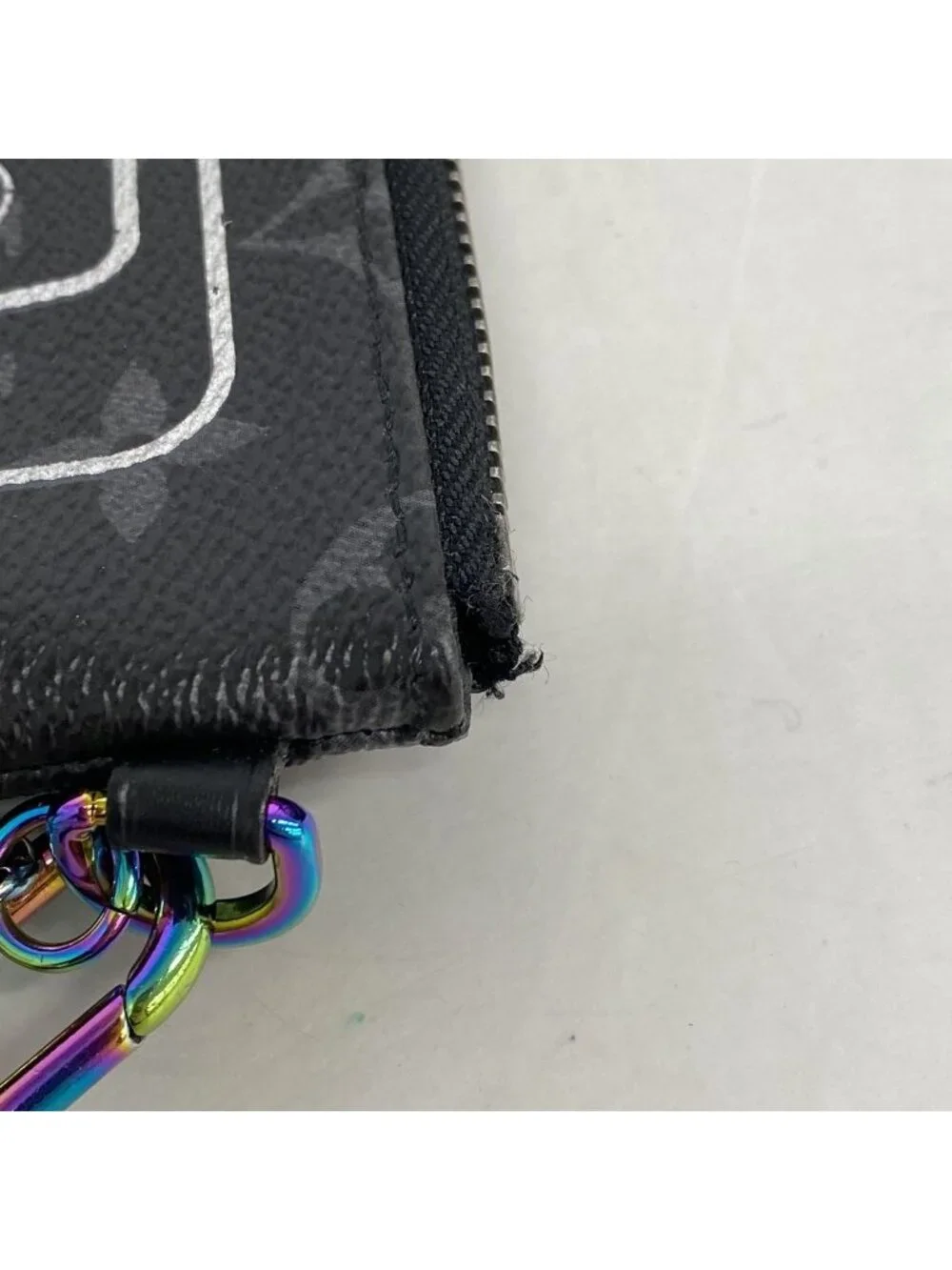 Louis Vuitton Clutch Monogram Eclipse Flash iPad Pouch Black Fragment Design